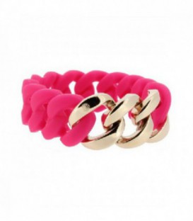 Pulsera Hanse-Klunker silicona rosa - 106966-18