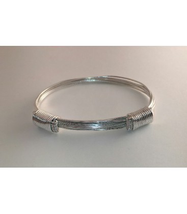 Pulsera Plata 1ª Ley 7 hilos - NUDO AG 7