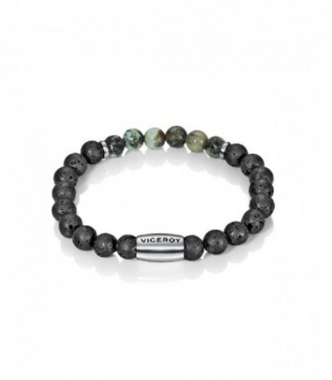 Pulsera Viceroy De Bolas Lava Y Turquesas Unisex Fashion. - 90052P09014