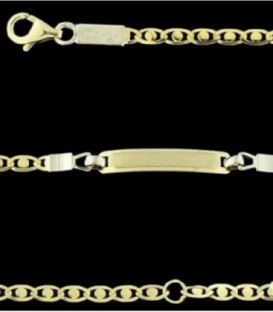 PULSERA OR 1ª LEY CHAPA TIPO BEBE - M-2123113