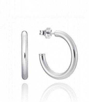 Pendientes Criolla Plata 1º Ley tubular Median - 1316E000-03