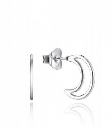 Pendientes 1 ªLey Semicriolla Diseño Lunas Plata - 5042E000-08