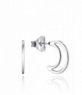 Pendientes 1 ªLey Semicriolla Diseño Lunas Plata - 5042E000-08