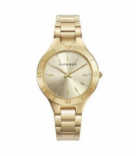 Reloj de Sra Acabado Chapa Dorado - 401056-27