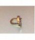 Pendientes oro 1ª ley circonitas bicolor - M-932672AB