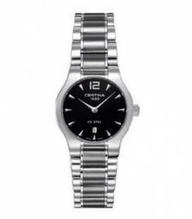 CERTINA SPEL DS. LR. STEEL BLACK DIAL - C0122091105700 - C0122091105700