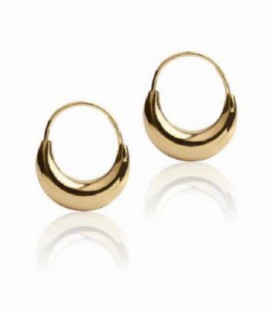 Pendientes media luna en oro 1ª ley - 3069-P/A