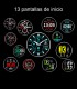 Reloj Marea Smartwatch ip chapado correa caucho de regalo - B58004/3