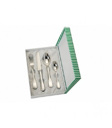 SET 4 CUBIERTOS CADETE ACERO ESTUCHE - GA4002B