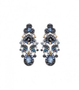 Pendientes Ayala Bar Indigo Summits Sapphire Climb - C2288