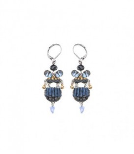 Pendientes Ayala Bar Indigo Summits Blue Horizon - C2289
