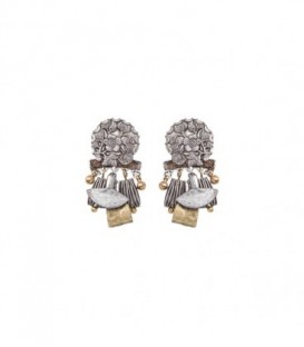Pendientes Ayala Bar Metal Bloom Wild Botanist - N2347